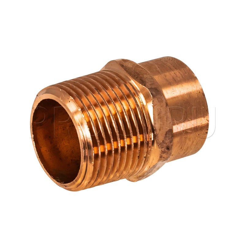 PROCURU [10-Pack] PROCURU (Made in USA) 1/2-Inch Copper Male Adapter CxM, Sweat x MNPT, LF Certified Safe (CWMA0012-10P) - Image 4